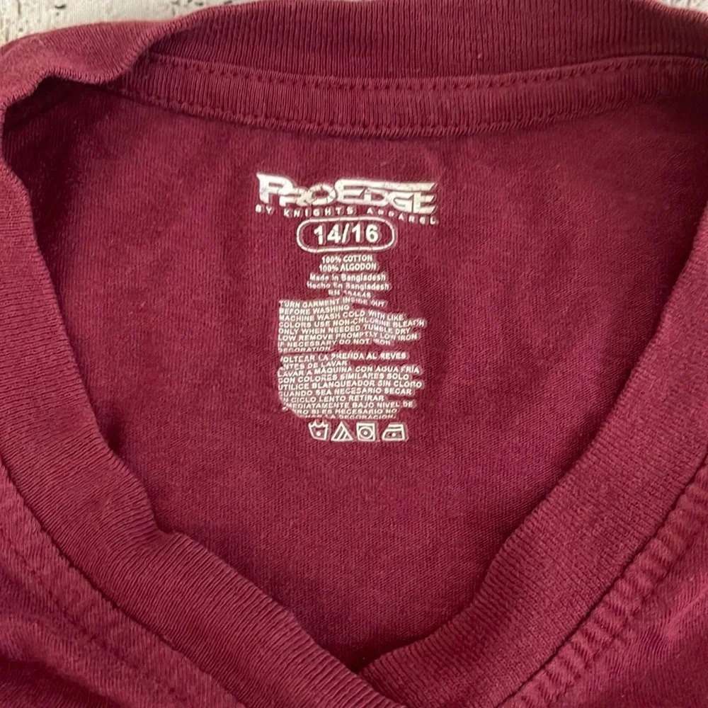 Girl’s Virginia Tech short sleeve v-neck top 14/16 - Picture 2 of 2